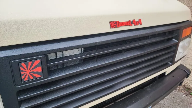 dangel 4x4 stiker logo