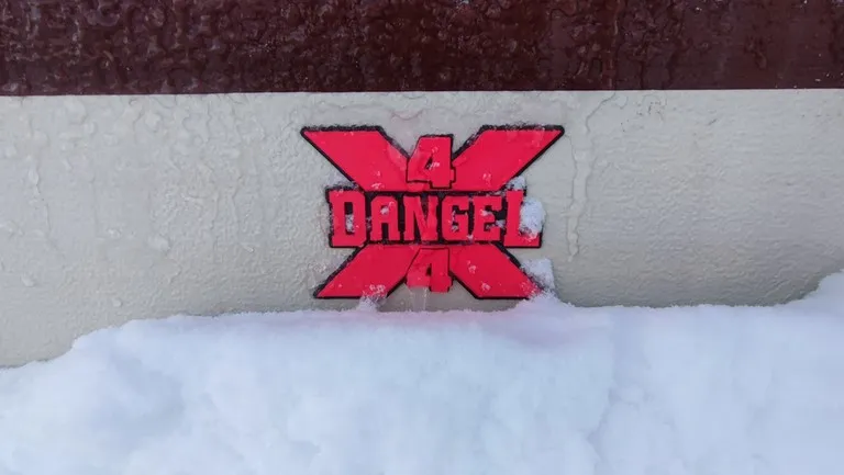 dangel 4x4 stiker logo