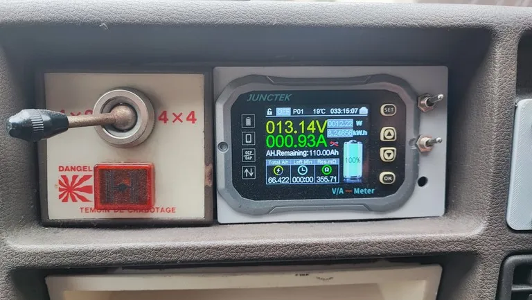 support de fixations pour moniteur de batterie  junctek