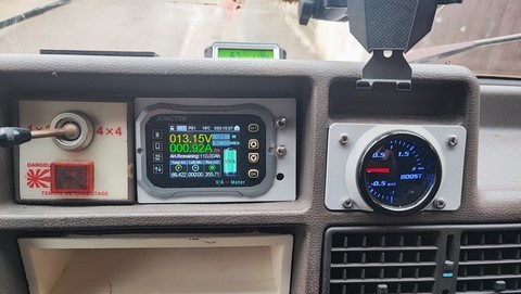 plaque de support pour manométre de j5 et c 25