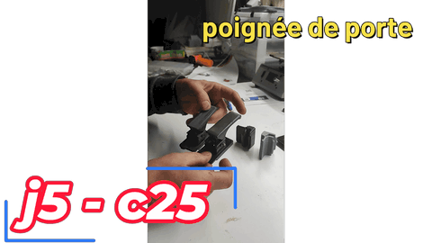 j5 c 25 poignée de porte latérale citroen peugeot